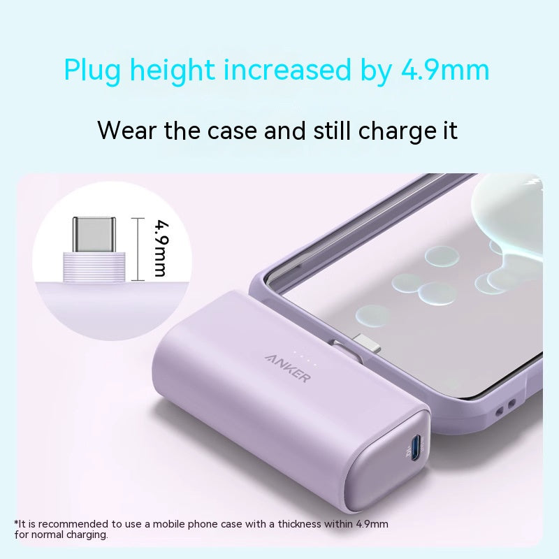 Phone Charger Mini Power Bank Small External Battery Pack