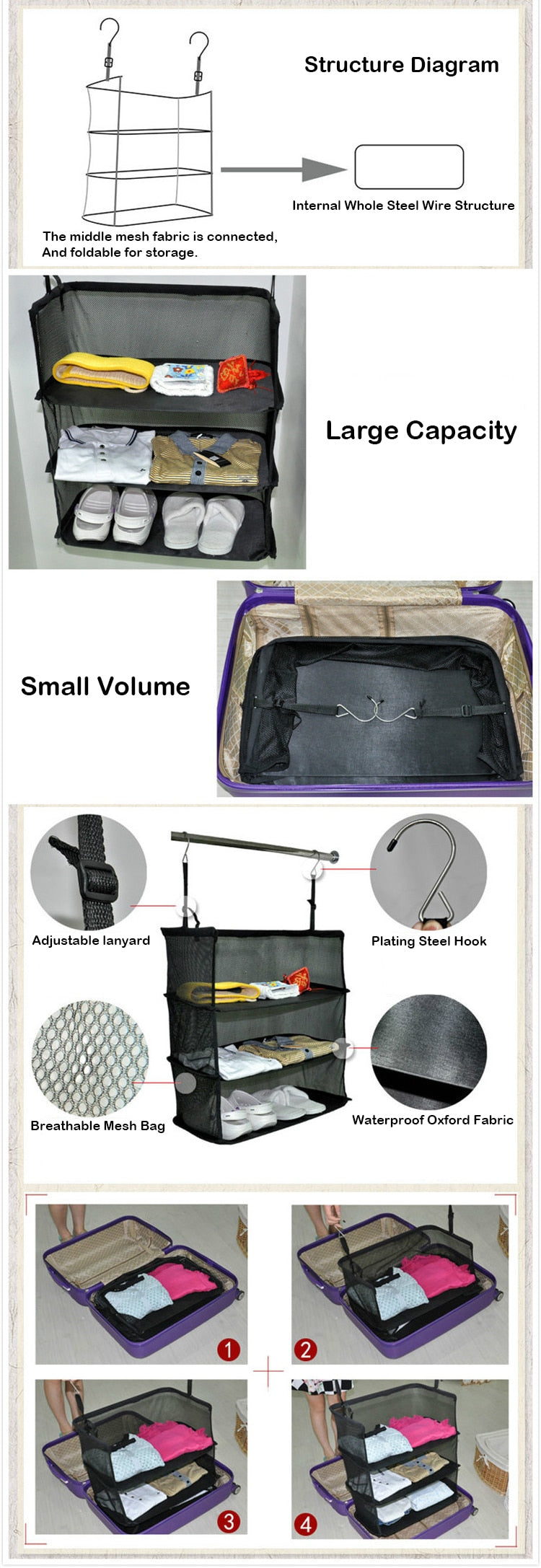 Portable Travel Storage Bag