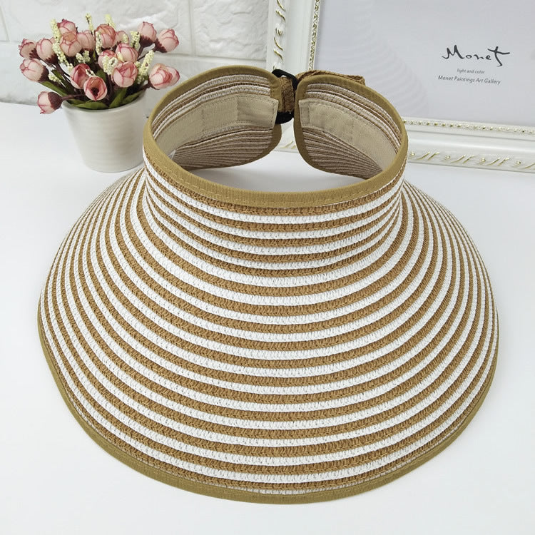 Summer Foldable Outdoor Travel Sun Protection Straw Hat
