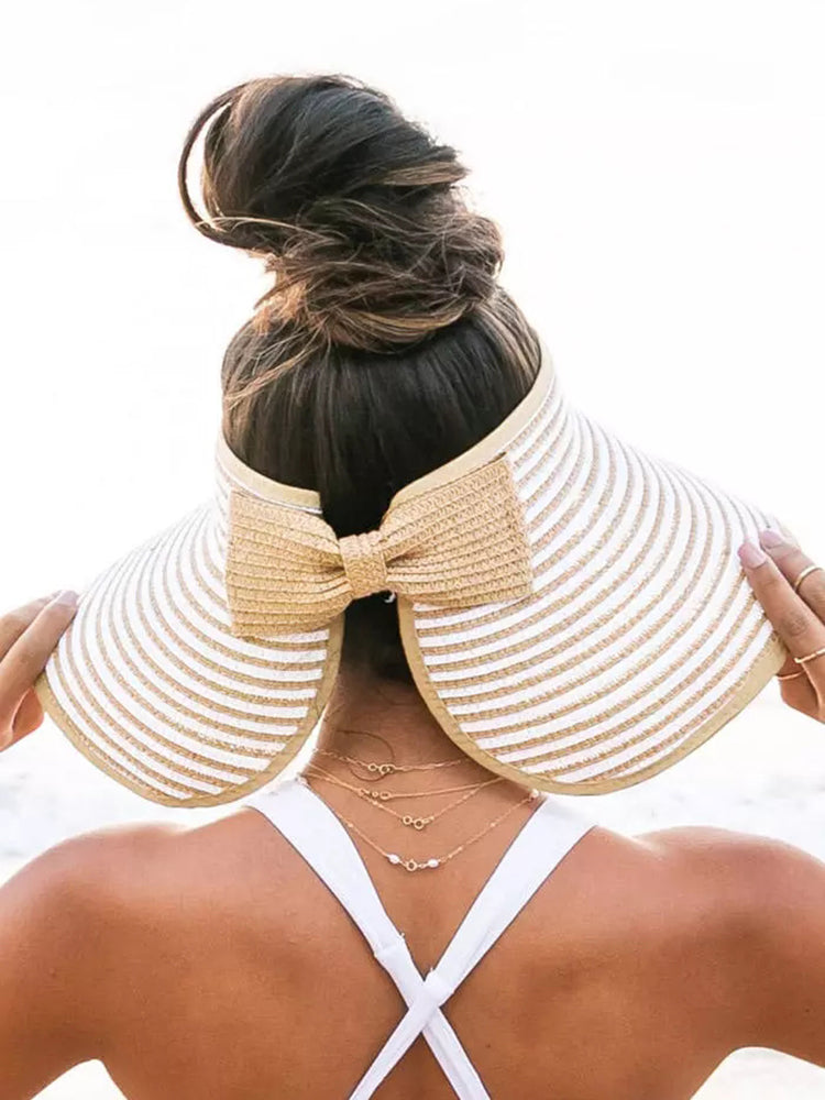 Summer Foldable Outdoor Travel Sun Protection Straw Hat