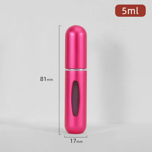 5/8ml Multi Color Aluminum Mini Perfume Bottle with Spray Pump