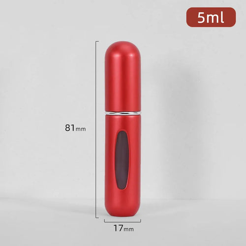 5/8ml Multi Color Aluminum Mini Perfume Bottle with Spray Pump
