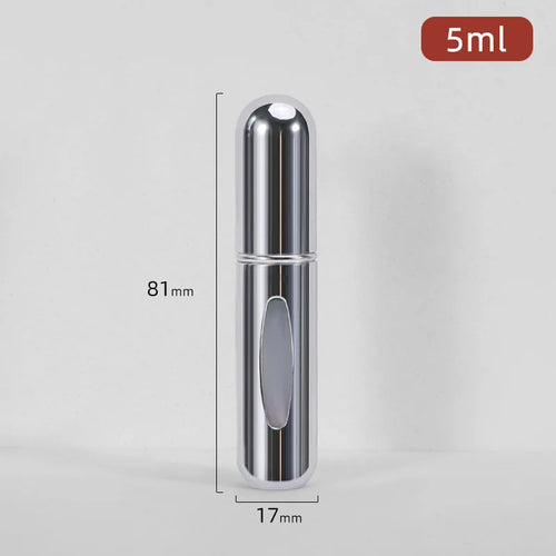 5/8ml Multi Color Aluminum Mini Perfume Bottle with Spray Pump