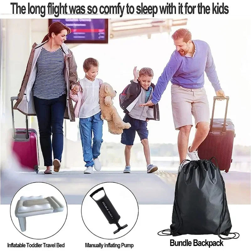 Inflatable Baby Airplane Mattress Travel Bed Sleep Air Matt Highspeed
