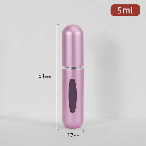 5/8ml Multi Color Aluminum Mini Perfume Bottle with Spray Pump
