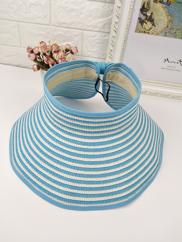 Summer Foldable Outdoor Travel Sun Protection Straw Hat