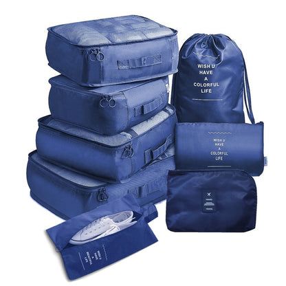 8Pcs/set  Packing Cubes Travel Organizer