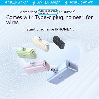 Phone Charger Mini Power Bank Small External Battery Pack