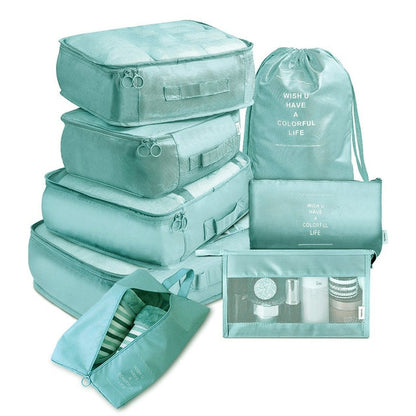 8Pcs/set  Packing Cubes Travel Organizer