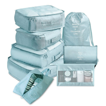 8Pcs/set  Packing Cubes Travel Organizer