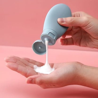 3Pcs/Set Refillable Bottle 60ml 100ml Soft Silicone Lotion Container
