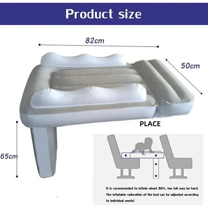 Inflatable Baby Airplane Mattress Travel Bed Sleep Air Matt Highspeed