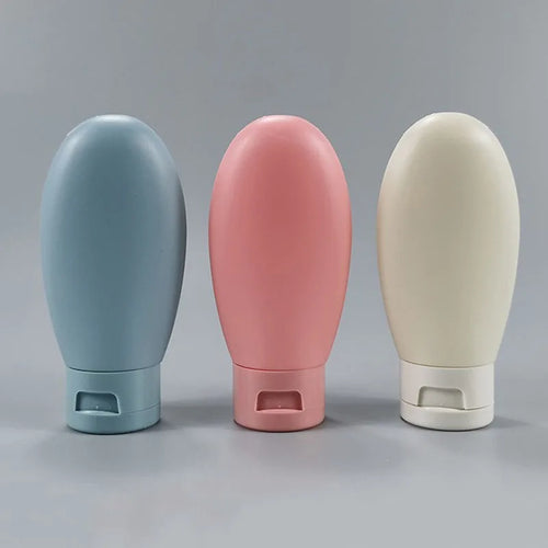 3Pcs/Set Refillable Bottle 60ml 100ml Soft Silicone Lotion Container