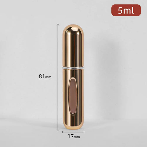 5/8ml Multi Color Aluminum Mini Perfume Bottle with Spray Pump