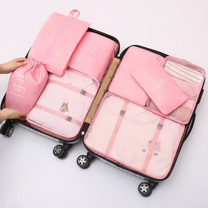 8Pcs/set  Packing Cubes Travel Organizer