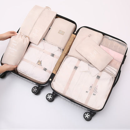 8Pcs/set  Packing Cubes Travel Organizer