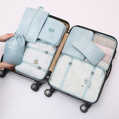 8Pcs/set  Packing Cubes Travel Organizer