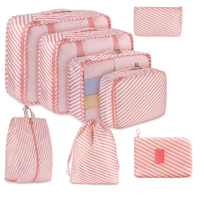 8Pcs/set  Packing Cubes Travel Organizer