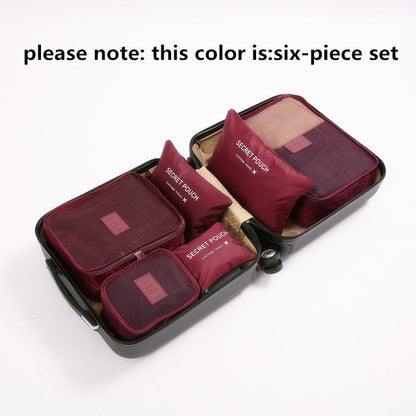8Pcs/set  Packing Cubes Travel Organizer