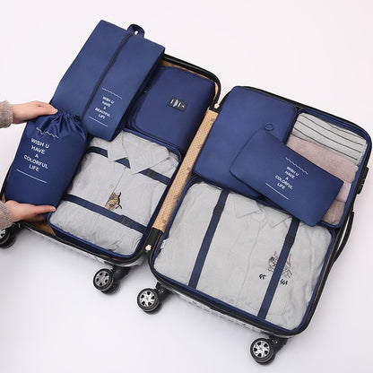 8Pcs/set  Packing Cubes Travel Organizer