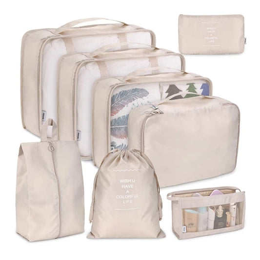8Pcs/set  Packing Cubes Travel Organizer